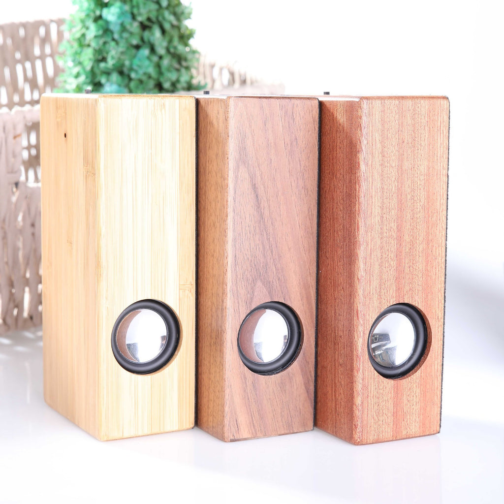 Small wooden speaker