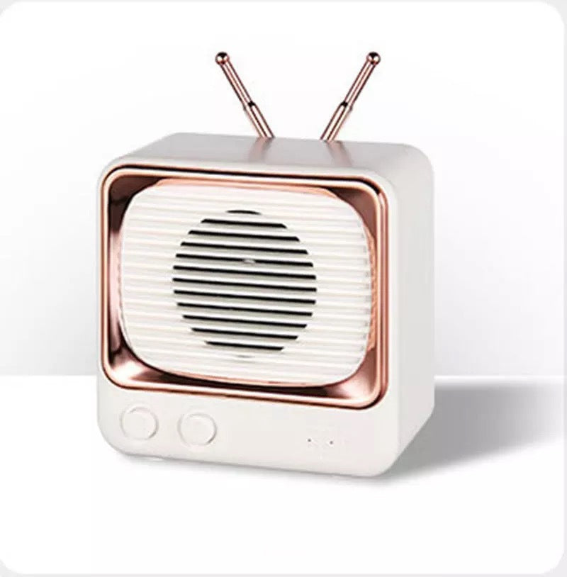 Macaron Retro TV Bluetooth Speaker Portable