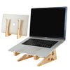 Wooden laptop stand