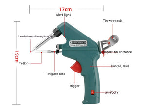 60W Internal Heat Manual Soldering Gun Household Repair Kit