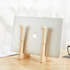 Wooden laptop stand