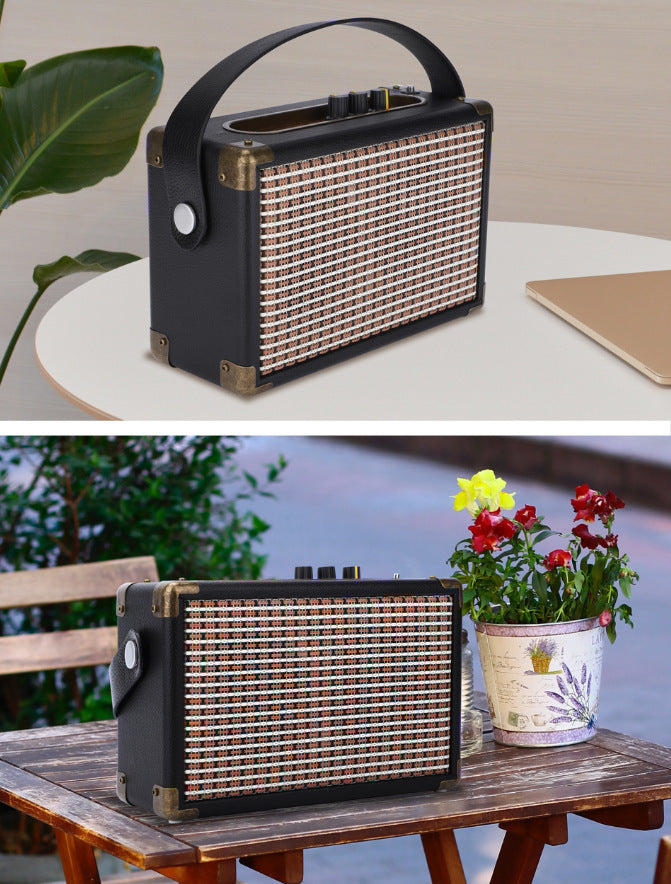 Portable Multifunctional Retro Bluetooth Speaker