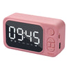 Alarm Clock Bluetooth Speaker Outdoor Portable Wireless Card Speaker Radio