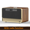 Home Wireless Bluetooth Speaker Wooden High Volume Dual Speaker Subwoofer