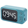 Alarm Clock Bluetooth Speaker Outdoor Portable Wireless Card Speaker Radio